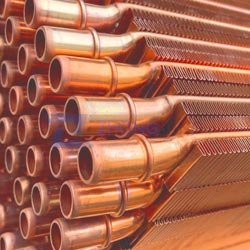 Seamless copper fin tube