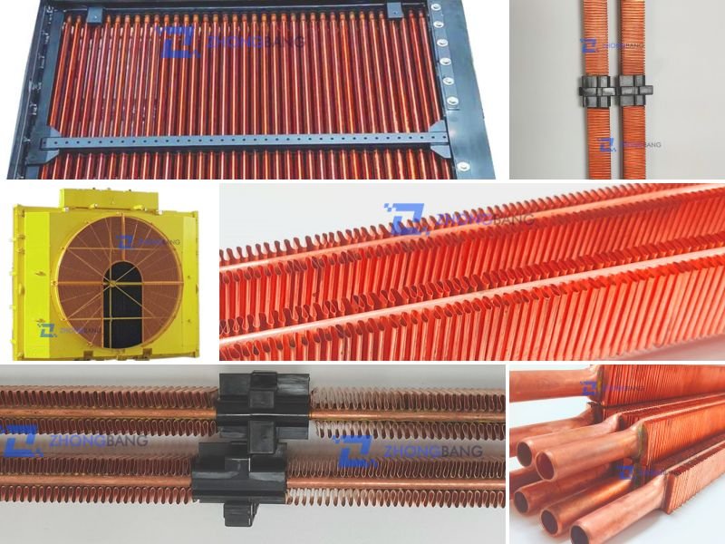 Detachable Fin Copper Tube for Mining Equipment Radiator - Mining Detachable Copper Fin Tube - 1