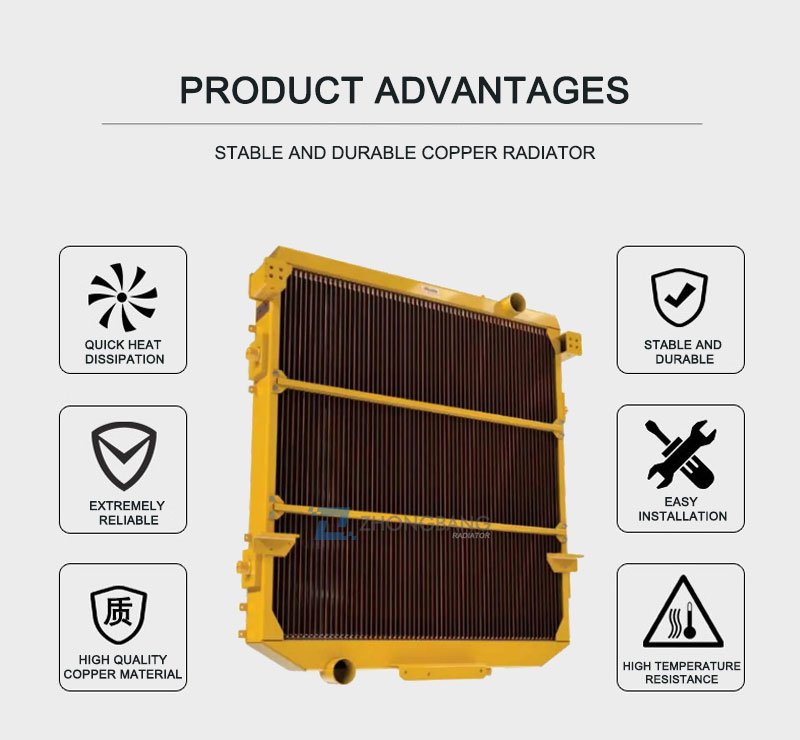 Detachable Fin Copper Tube for Mining Equipment Radiator Advantages